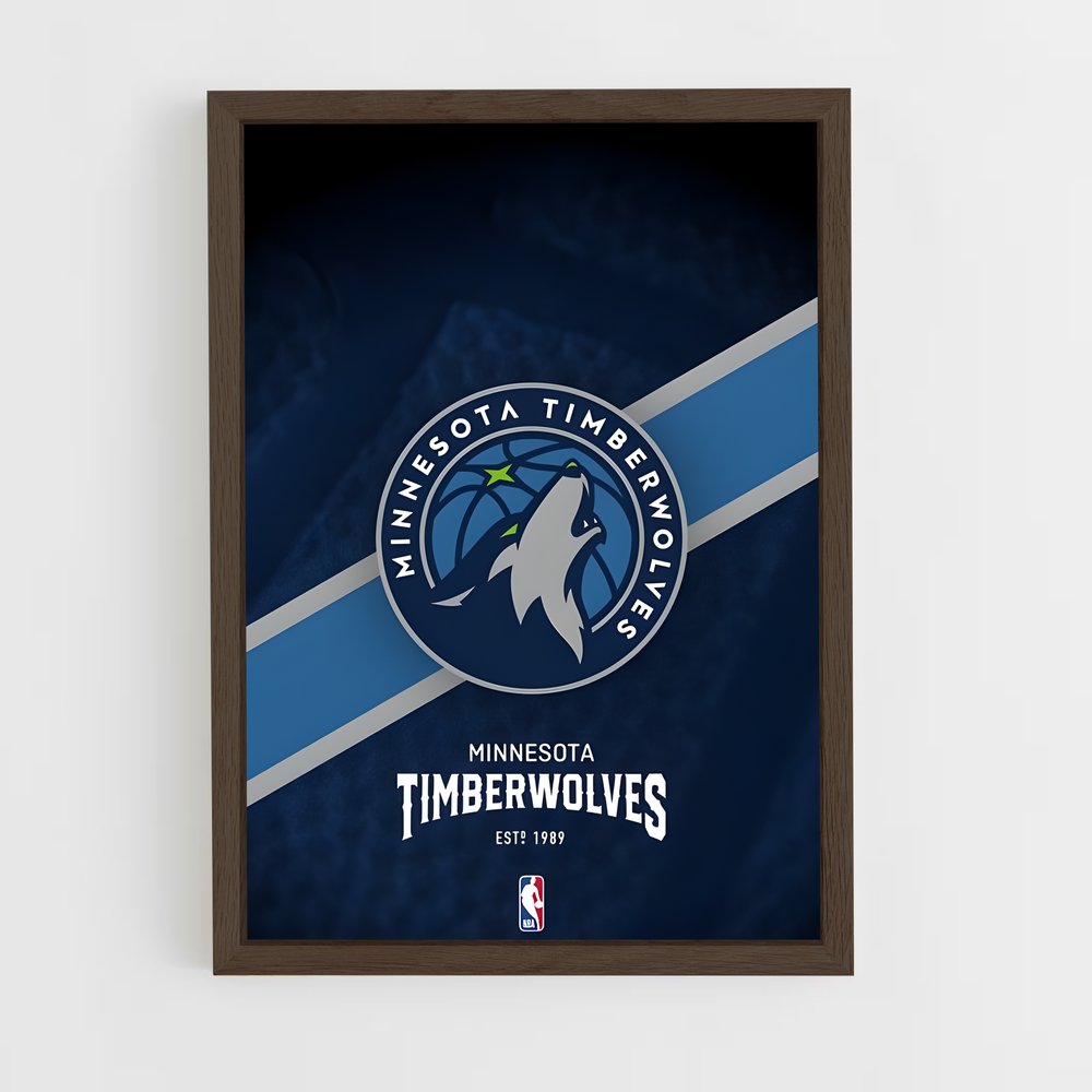 Poster Timberwolves Spirit – affiche Basketball (vue 5)
